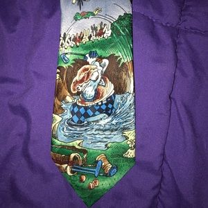 Hot Cakes Golf Neck Tie Patterson The Gallery